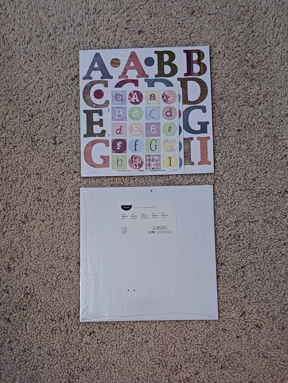Assorted Sticker and Scrapbook Sticker Pack - Multi-Color Craft Set - Picture 3 of 6